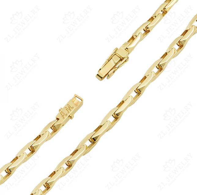 Chain&quot;New Anchor&quot; in lemon gold Photo-1