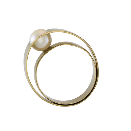 Ring "Sky" with pearls