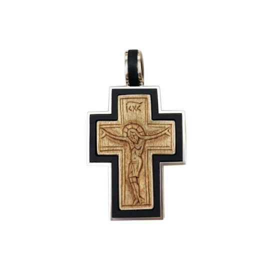 Cross case with client base and wood
