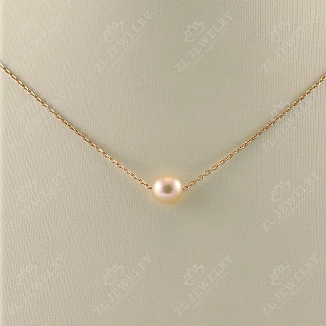 Necklace "Golden Pearl" Photo-1