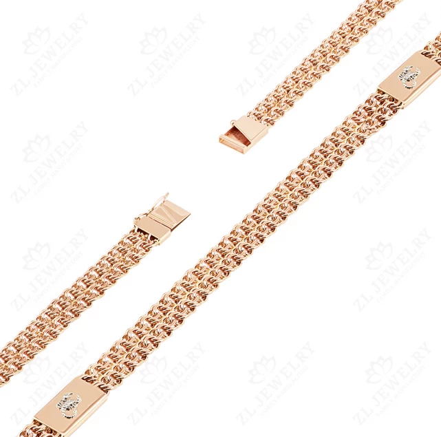 Chain  &quot;Double Bismarck&quot; with scorpion inlays Photo-1