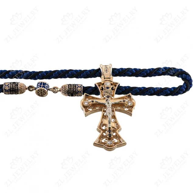 Rope &quot;Turrets&quot; with a prayer with enamel and Chrism