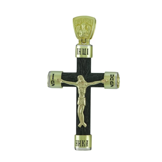 Cross &quot;Holy Trinity&quot; in lemon gold