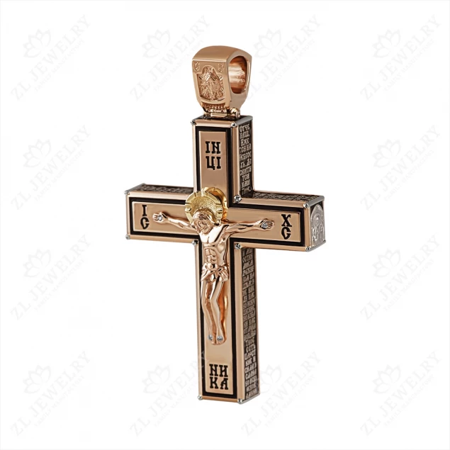 Cross with prayers