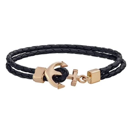 Leather bracelet "Anchor"