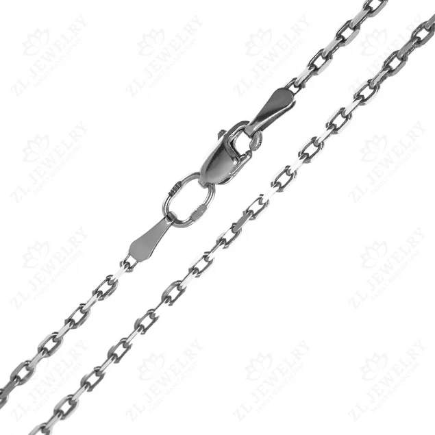 Anchor chain in white gold