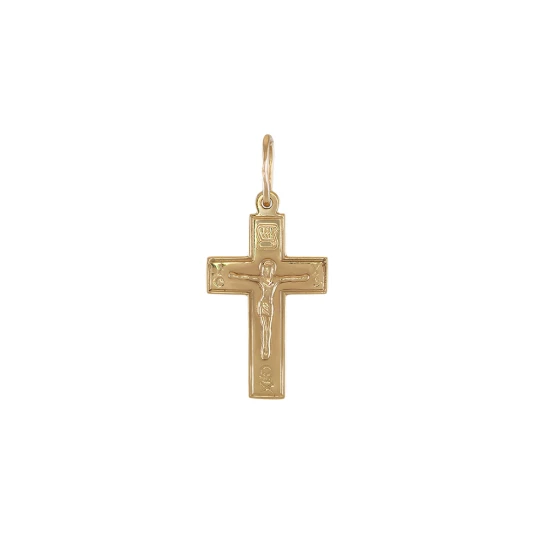 Straight cross with crucifix