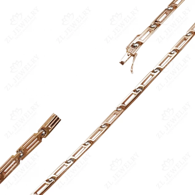&quot;Corypheus&quot; chain in red and white gold Photo-1