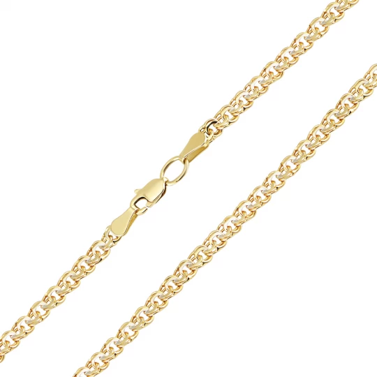Chain &quot;Ruchek&quot; in lemon gold color
