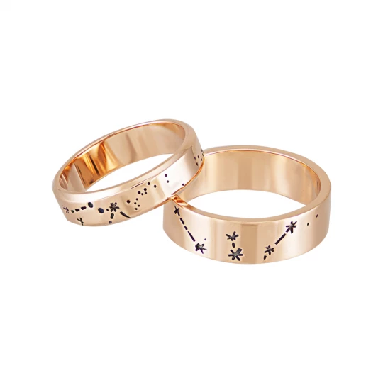 Wedding ring &quot;Starfall&quot;