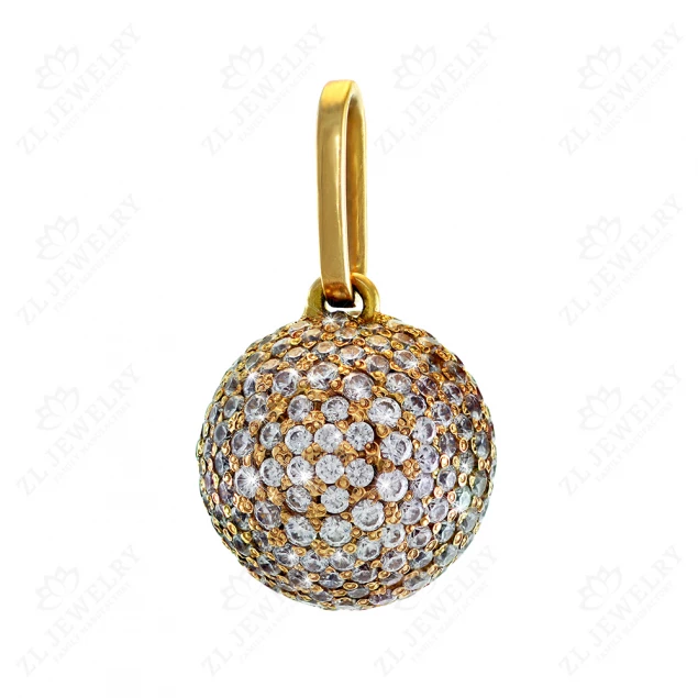 Pendant &quot;Ball&quot; with stones