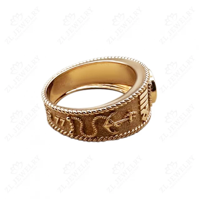 &quot;Sea Abyss&quot; ring with citrine Photo-3