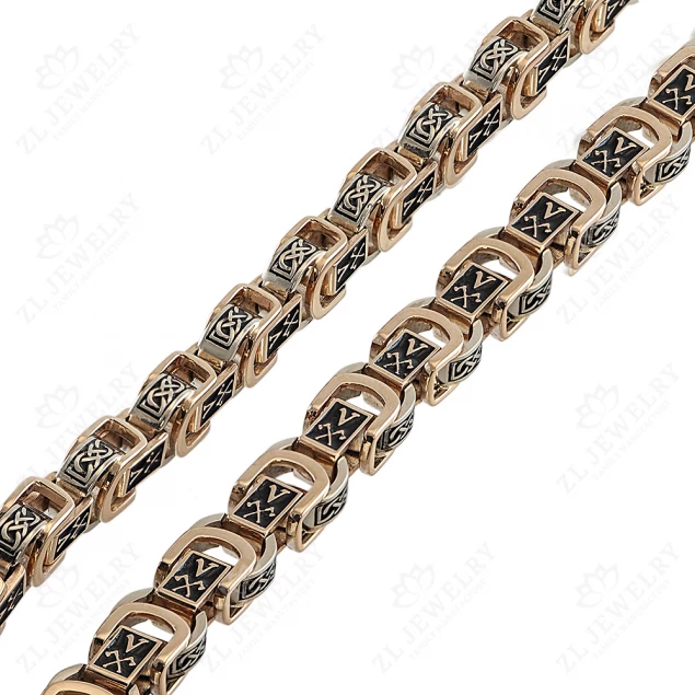 Chain "Viking" with enamel Photo-1