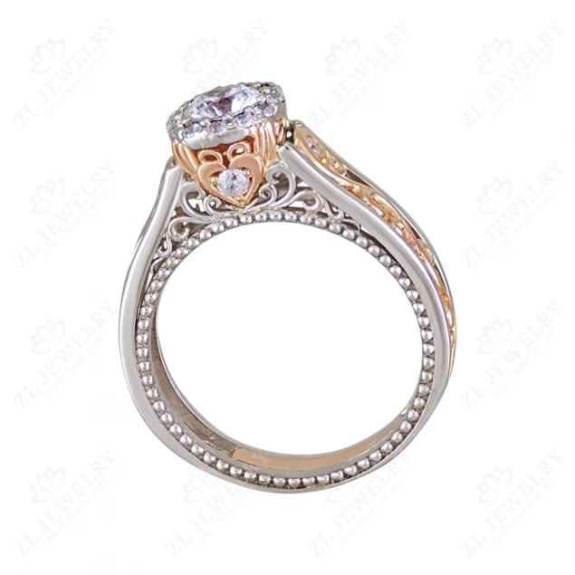 Ring &quot;Shine of an angel&quot; with diamonds Photo-2