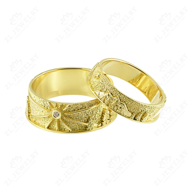 Обручальное кольцо &quot;Пейзаж&quot; Photo-2