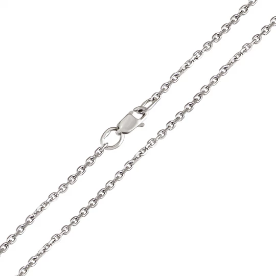Anchor chain in white gold