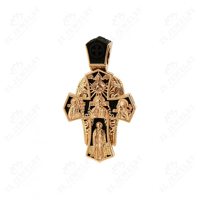 Cross with the faces of saints and Archangel Michael