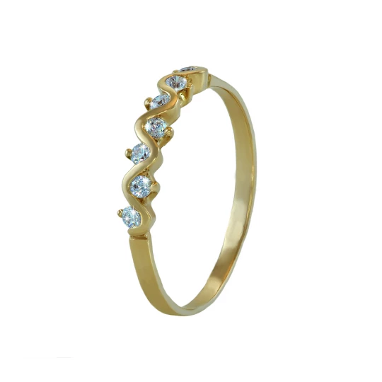 &quot;Brook&quot; ring with diamonds