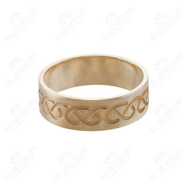 Ornamented wedding rings