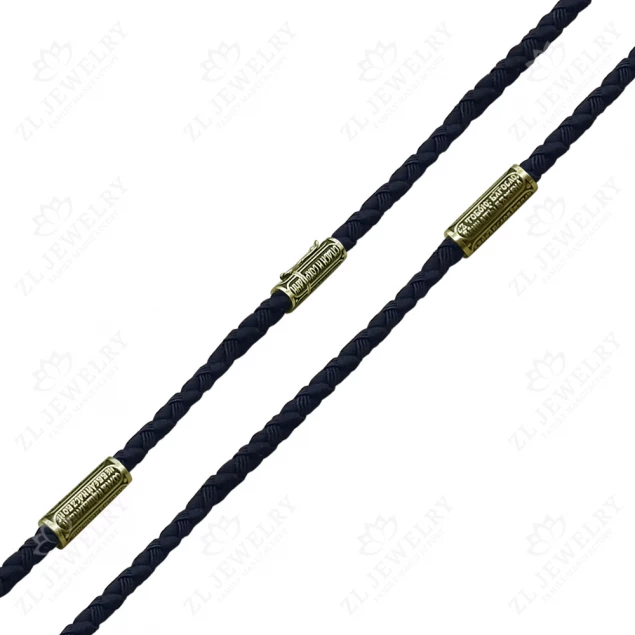 Prayer rope in lemon gold Photo-1