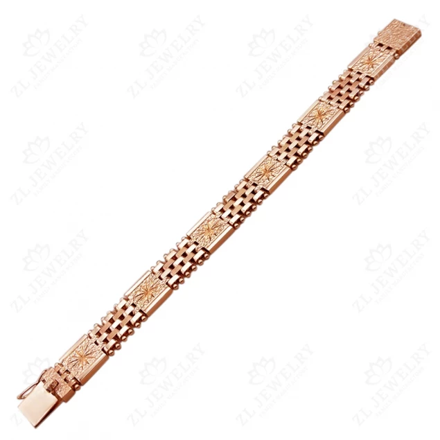 Red gold bracelet