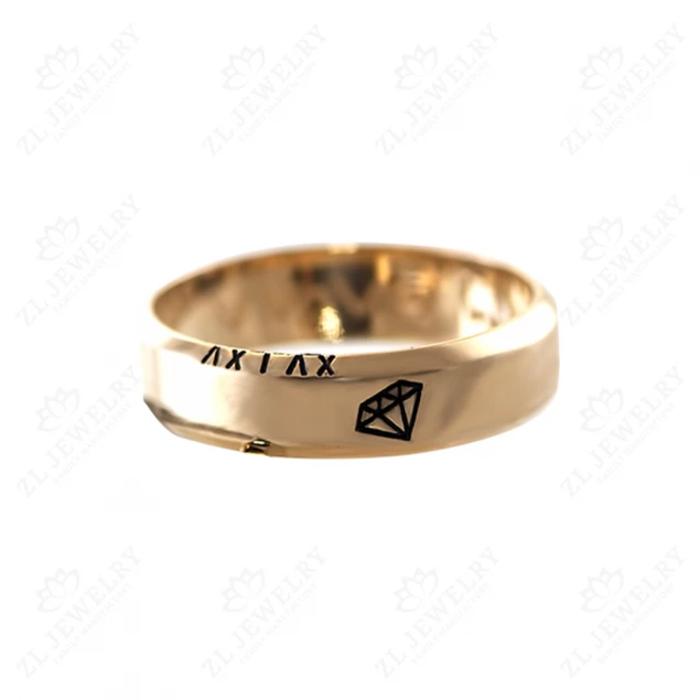 Wedding ring &quot;Diamond wedding&quot; in red gold