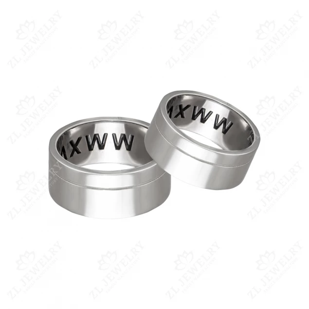 White gold wedding rings Photo-2