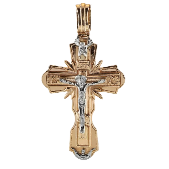 Cross with white crucifix