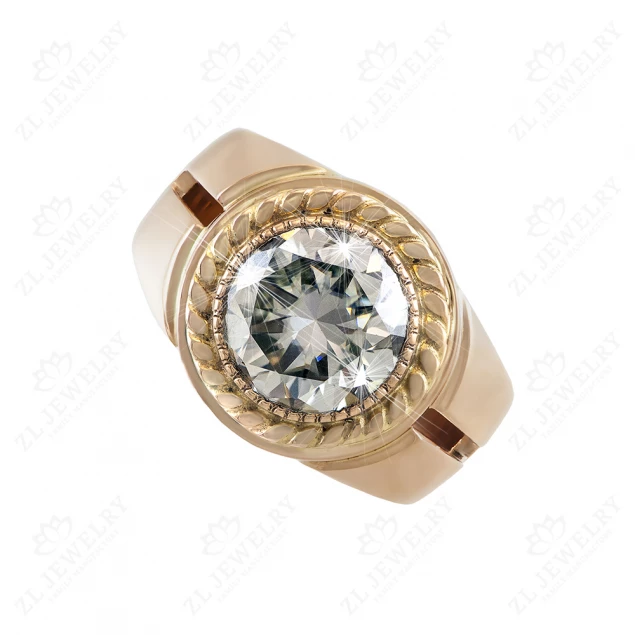 Ring &quot;Whirlpool&quot; with a large stone Photo-1