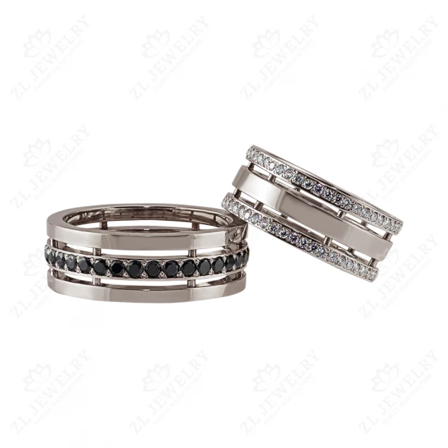 Wedding rings "Night and day" Photo-1