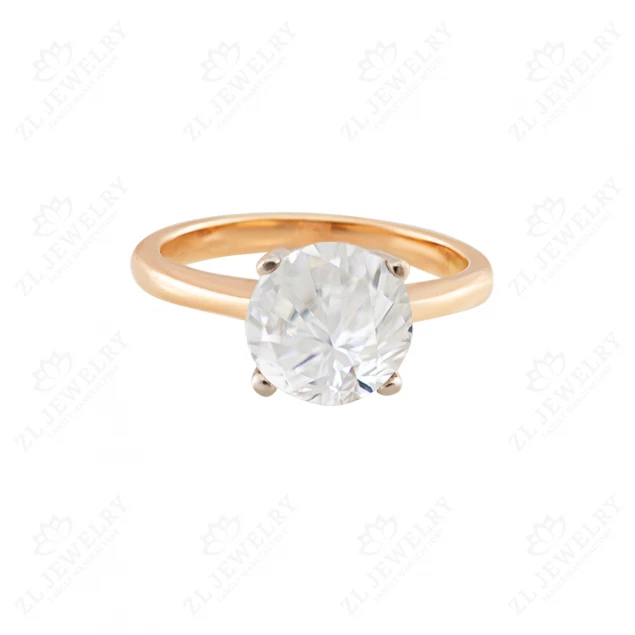 Engagement ring &quot;Lady Tiffany&quot; in red gold Photo-2