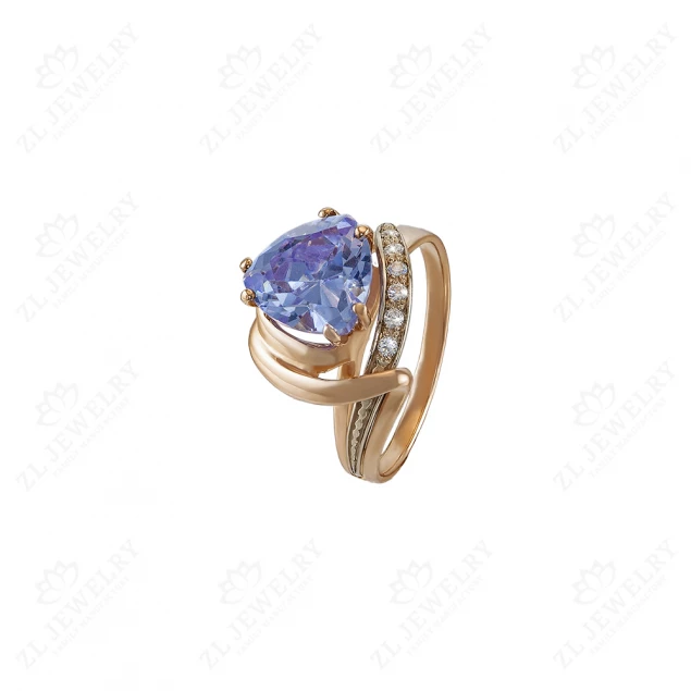 Ring &quot;Vasilisa&quot; with topaz