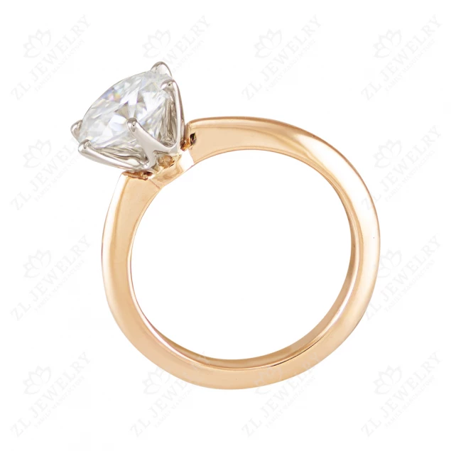 Engagement ring &quot;Lady Tiffany&quot; in red gold Photo-1
