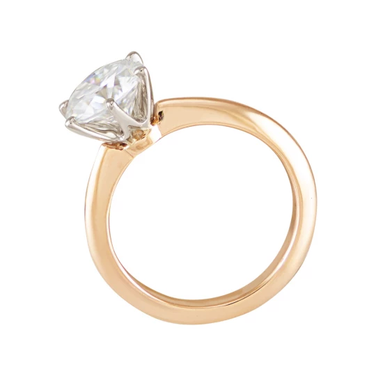 Engagement ring &quot;Lady Tiffany&quot; in red gold