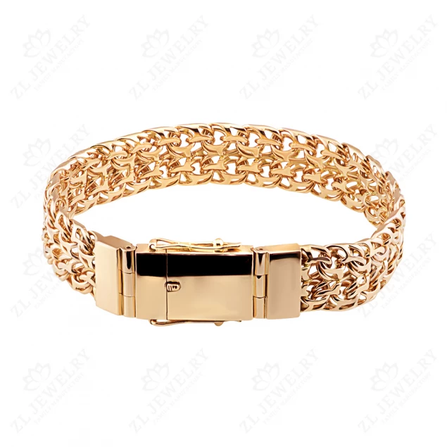 &quot;Double Bismarck&quot; bracelet with box lock