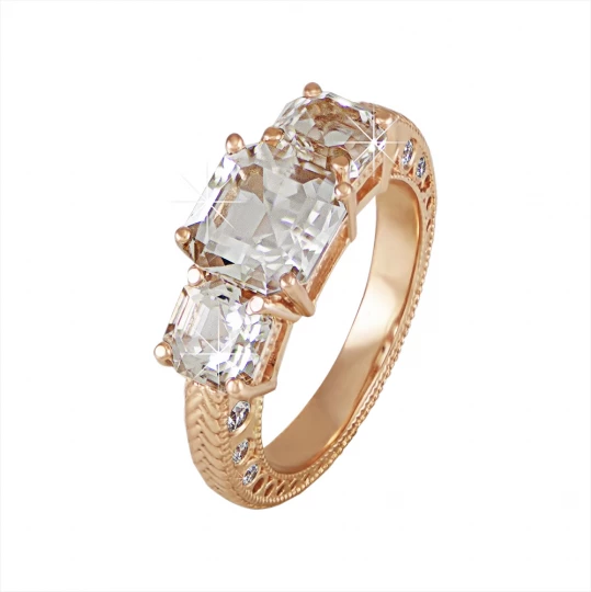 &quot;Color of Passion&quot; engagement ring