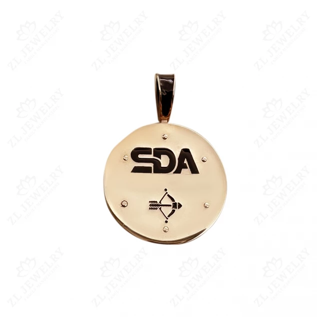 &quot;Star of David&quot; pendant with enamel Photo-1