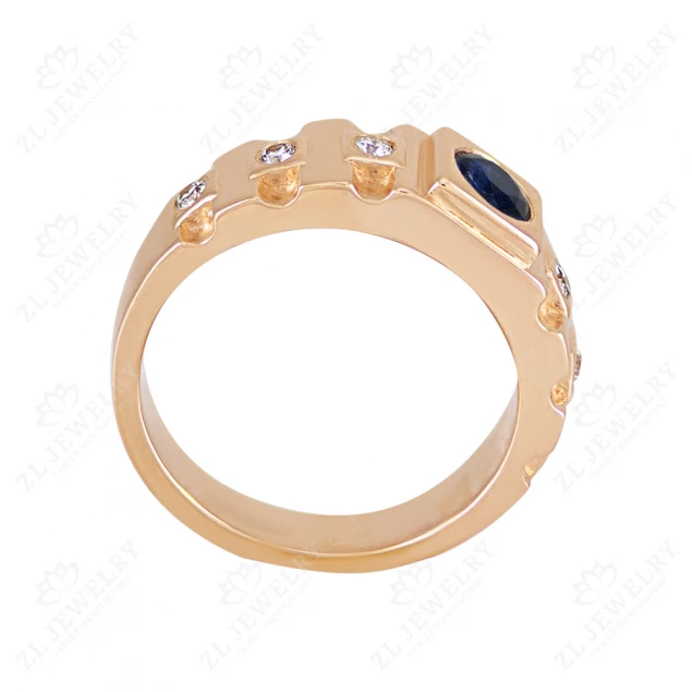 Ring with sapphire Photo-4