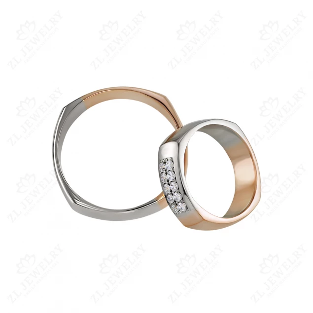 Wedding rings &quot;Square&quot; Photo-3