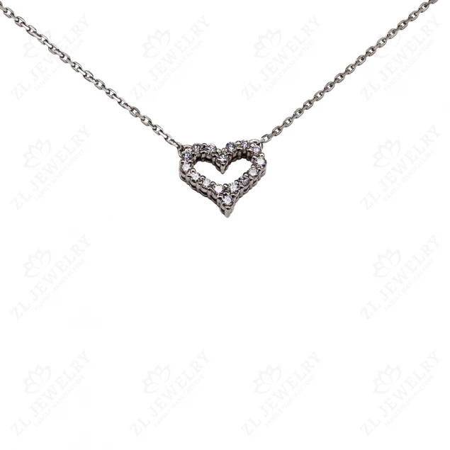 Necklace "Diamond heart"