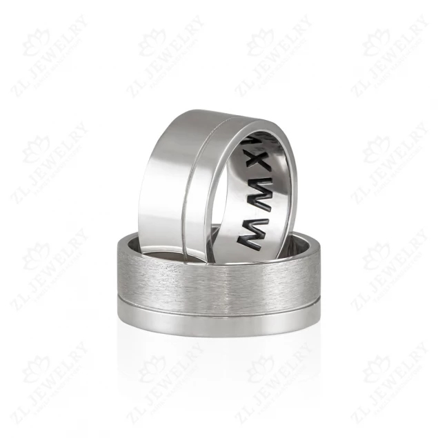 White gold wedding rings Photo-1