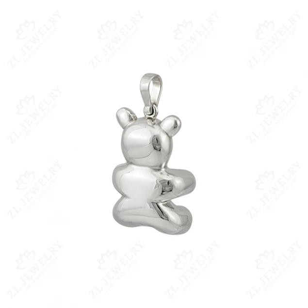 &quot;Bear&quot; pendant in white gold Photo-2