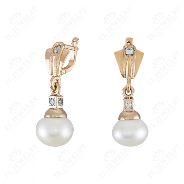 Earrings "Pearl Boom"