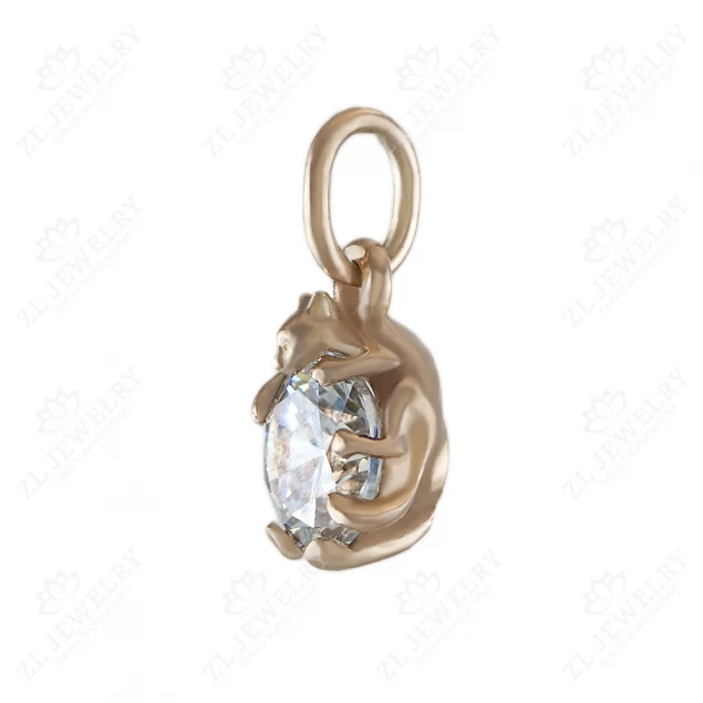 Pendant &quot;Kitty&quot; with a stone Photo-1