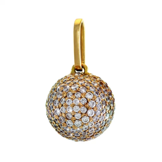 Pendant &quot;Ball&quot; with stones