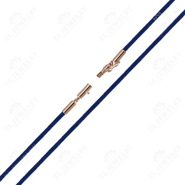 Rope blue with a lock Photo-2