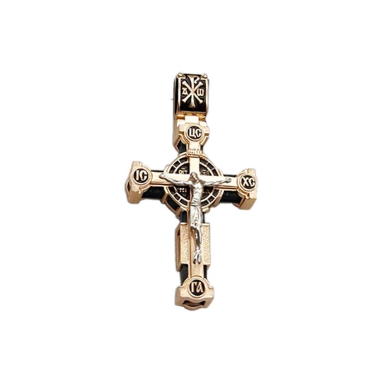 Cross with the face of the guardian angel