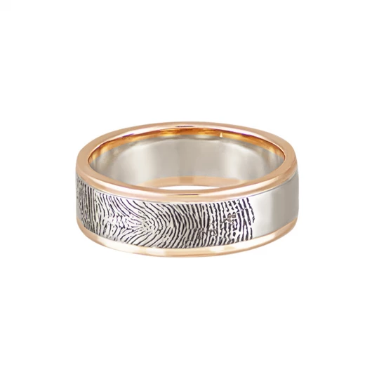 Wedding ring &quot;Imprints&quot;
