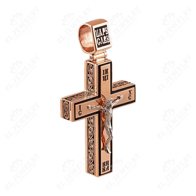 Cross with the prayer &quot;Our Father&quot;