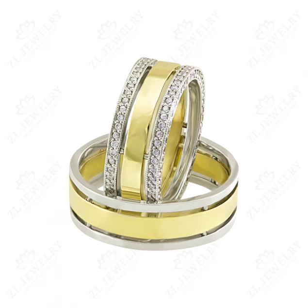 Wedding ring &quot;Gift of Aphrodite&quot; with diamonds Photo-2